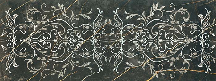 1320 DECORO NEGRO ORNAMENTAL 48x128